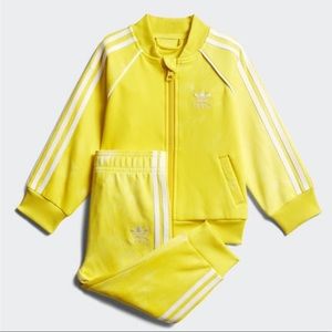Gently worn once. Adidas track suit for infant.